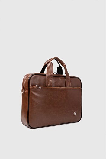 MORCA Unisex Τσάντα Laptop Χαρτοφύλακα 13-14 ιντσών Καφέ