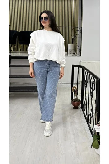 RMG BUTİK Stone Jeans Pants Lycra