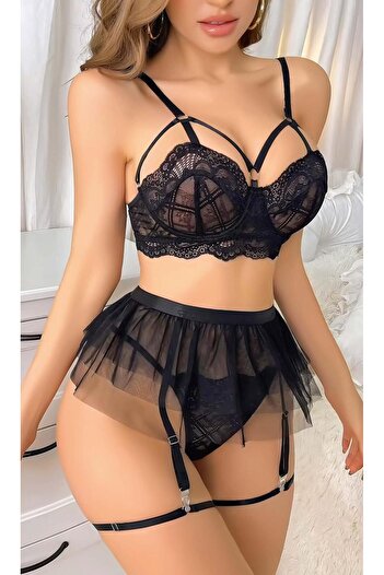 Pi Giyim Women's Garter Set