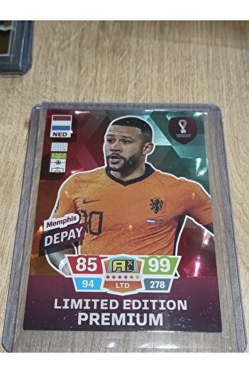 Panini Fifa 2022 Qatar World Cup Premium Limited Edition Memphis Depay