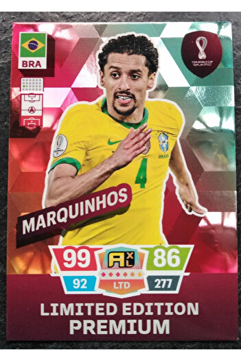 Panini Marquinhos Limited Edition Premium.