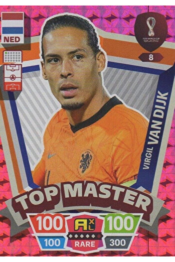Panini Virgil Van Dijk Qatar Top Master