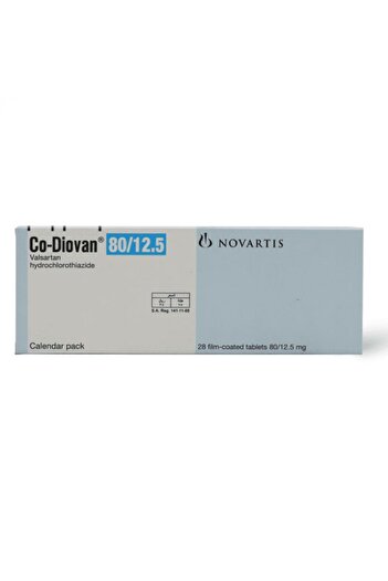 NOVARTIS PHARMA Co-Diovan 80mg/12.5mg tablet