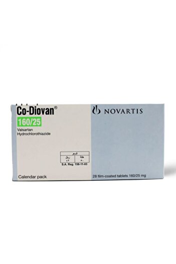 NOVARTIS PHARMA Co-Diovan 160mg/25mg tablet