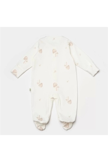Biorganic Sweet Lady Baby Rompers Light Beige