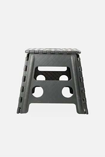 Farberware Foldable Stepstool Plastic, Dark Grey
