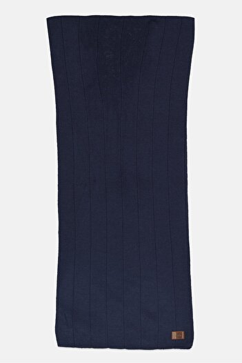 Timberland Men Ribbed Scarf 1, Navy