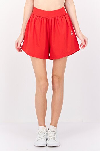adidas Women Sportswear Fit Training Shorts, Red