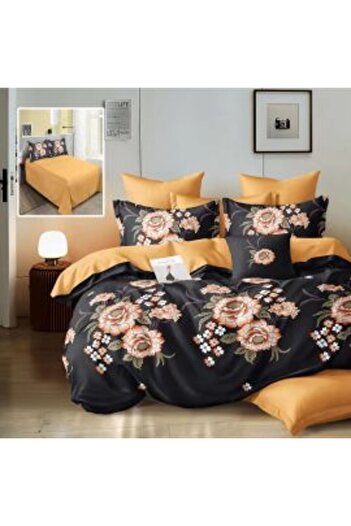 Ralex Economic Package Double Bed Linen Finet 6 Pieces + 2 Quilted Pillows 50 x 70 cm + Quilt 200 x 215 cm