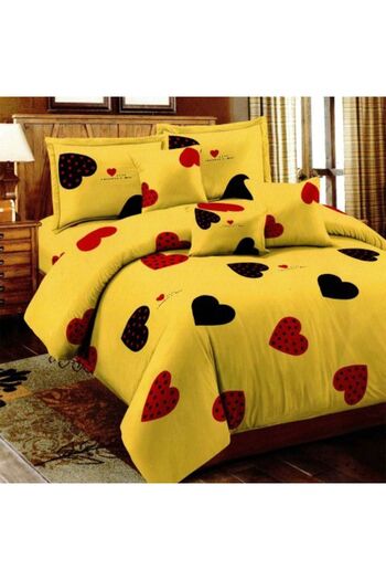 Ralex Economic bedding pack double bed Finet 6 pieces + 2 quilted pillows 50 x 70 cm + quilt 200 x 215 cm