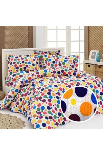 Ralex Creponata Bedding Set 100% Cotton, Bedsheet 160 x 240 cm, Duvet Cover 140 x 210 cm, Pillowcase 50 x
