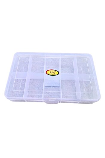 Generic AANIJ Polypropylene Multi Purpose Jewellery Organizer Rectangular Storage Box With Fix Dividers 10