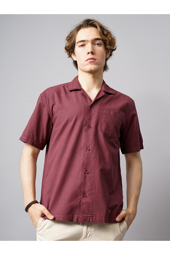 British Club By Styli Solid Short Sleeve Regular Fit Shirt