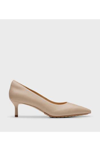 CLARKS Beige Women's Adela Court Court Shoes