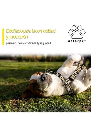 Astorpet dog harness, polyester/metal, multicolor, XS