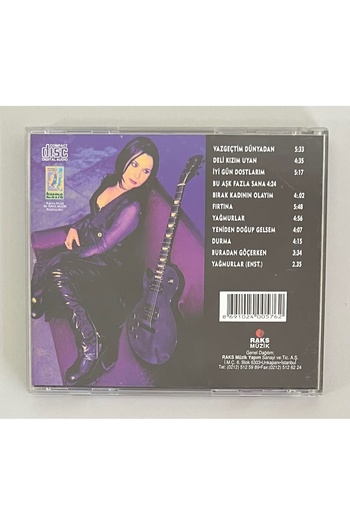 Raks Şebnem Ferah Kadın Cd (Orijinal 1996 Dönem İlk Baskı Cd)