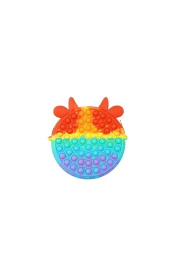 Royal Jucarie antistres din silicon, Pop it Now and Flip It, Geanta, Model 4, Multicolor