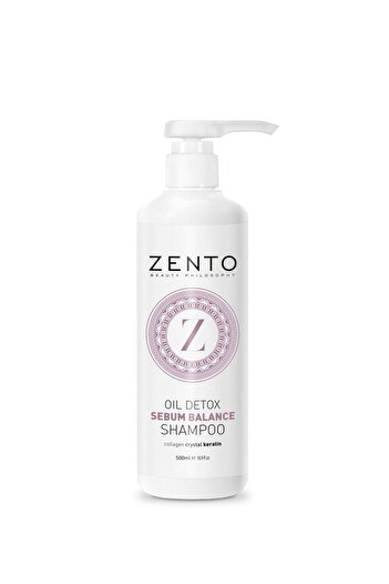 ZENTO Oil Detox Sebum Balance Care Shampoo for Oily Hair 500 ml
