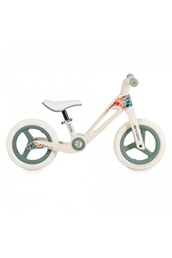 byox Foldy Green Children's Balance Bike, Foldable Design, 12 Inch Wheels Made of P