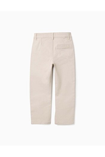 Ziddy Twill Chino Trousers for Boys 'Slim Fit', Beige