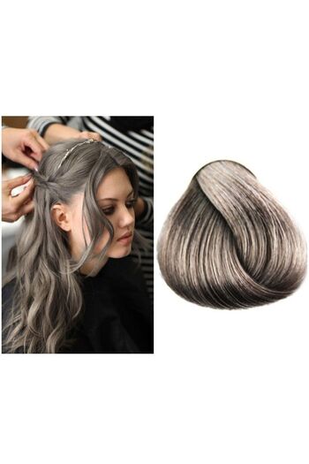 Fanola Vopsea de Par 8.11 Tehnica Permanenta - Color Cream Blond Cenusiu Intens Deschis 100ml