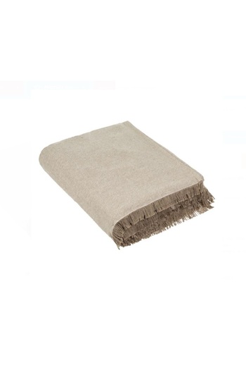 OEM Decorative cotton blanket, size 180x160 cm, Beige