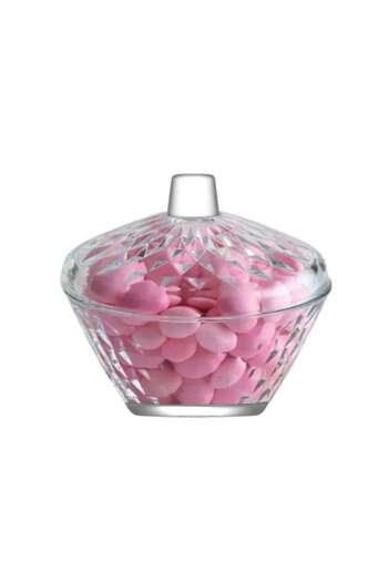2DAYFIND Glass Candy Bowl, Elegant, Ideal for Sweets, Candies or Decoration, Artemis