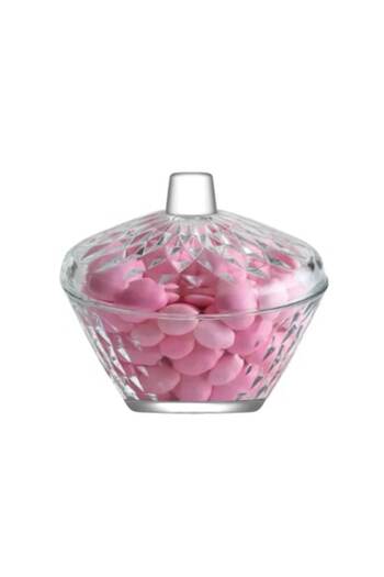 2DAYFIND Glass Candy Bowl, Elegant, Ideal for Sweets, Candies or Decoration, Artemis