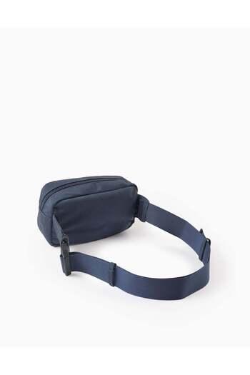 Ziddy Waist Bag with Marvel Embroidery for Boys, Dark Blue