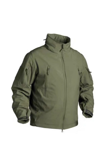 Lion camo "Akula" fur-lined softshell jacket, windproof and water-repellent, Outdoor
