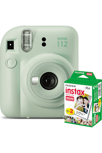 Fujifilm Instax Mini 12 Green Mint + Film Mini 2x10