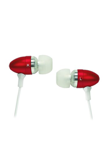 Akyta In-ear headphones with microphone B013, red