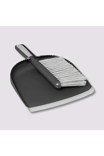Five Simply Smart Durable Plastic Dustpan and Brush Set