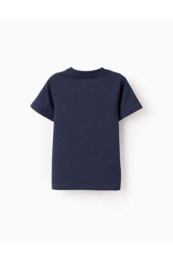 Ziddy Pack of 2 Cotton T-shirts for Boys, Dark Blue