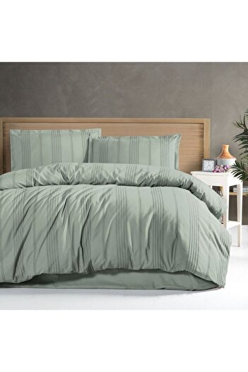 Clasy Ranforce jacquard bed linen, Home, Arakis V8 Green