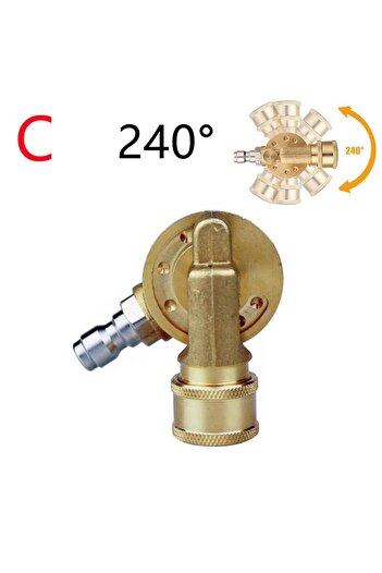 Choice Coupler 240 High Pressure Wash Clean Accessories Sector Spray Nozzle Turbo Rotary Spray Nozzle And P