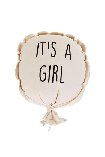 CHILDHOME Decoratiune perete balon Fata, 35x26x8 cm, Bej