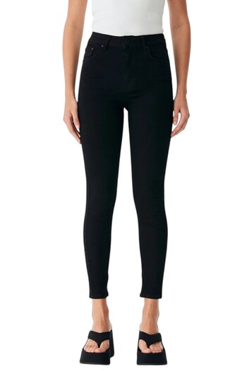 byhaziran butik Women's Lycra High Waist Skinny Jeans