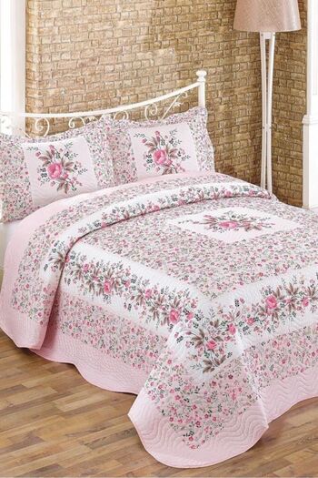 Evimcim Bedspread Set 250X260 cm Double 3 Piece Set with 2 Pillowcases