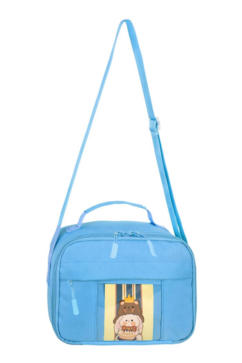 KAFF Blue Korean Kawaii Style Thermal Insulated Lunch Box with Accessories -25601
