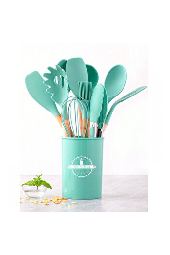 DAR Set of 12 heat-resistant silicone kitchen utensils 70-23