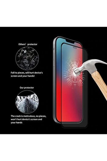 Teo Tempered Glass Film compatible with Huawei Y9 2019, Full Glue, Black