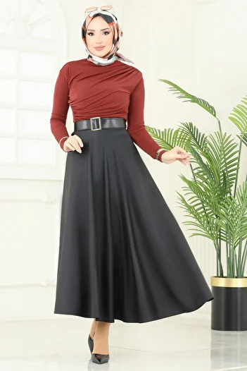 ModaMerve Drapeli Hijab Blouse 4725Ayd574-Ms Tile