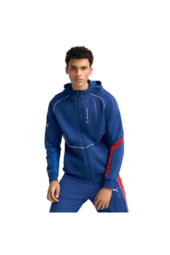 Puma Bmw Mms Hooded Erkek Mavi Günlük Stil Sweatshirt 63061504