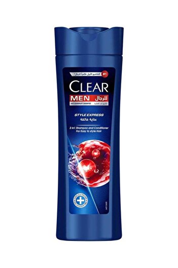 Clear 2In1 Shampoo And Conditioner For Men, Anti Dandruff Shampoo 400ml