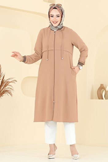 ModaMerve Ribbed Hijab Cap 8003Bm387-Ms Vision