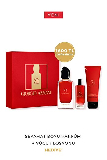 Giorgio Armani Si Passione Edp Women's Perfume Set - 100 ml 3614273613613