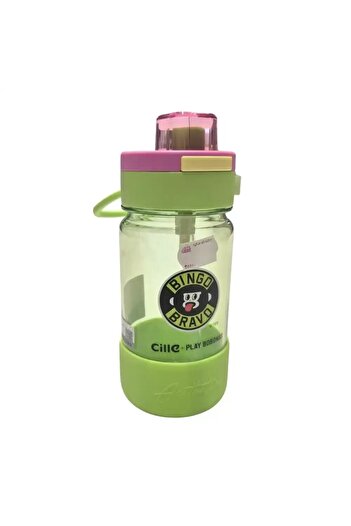 Bingo Bravo Student Water Bottle – Multicolor with Handle & Adjustable Strap | Leak-Proof & BPA-Free