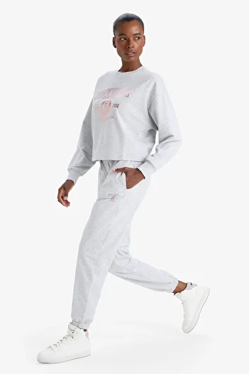 DeFacto Gray Women's Sweatpants E8864Ax/Gr421