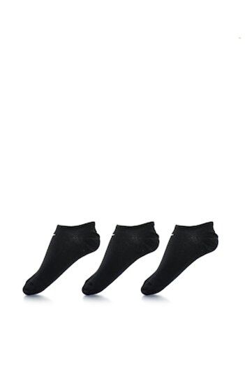 Nike , very low socks, unisex, for fitness Value - 3 pairs, Black, S